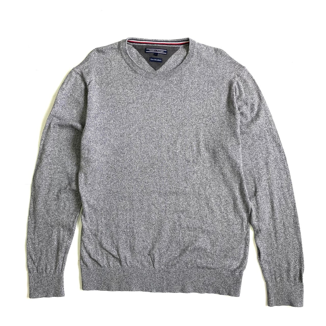 TOMMY HILFIGER トミーヒルフィガー クルーネック シルク カシミア