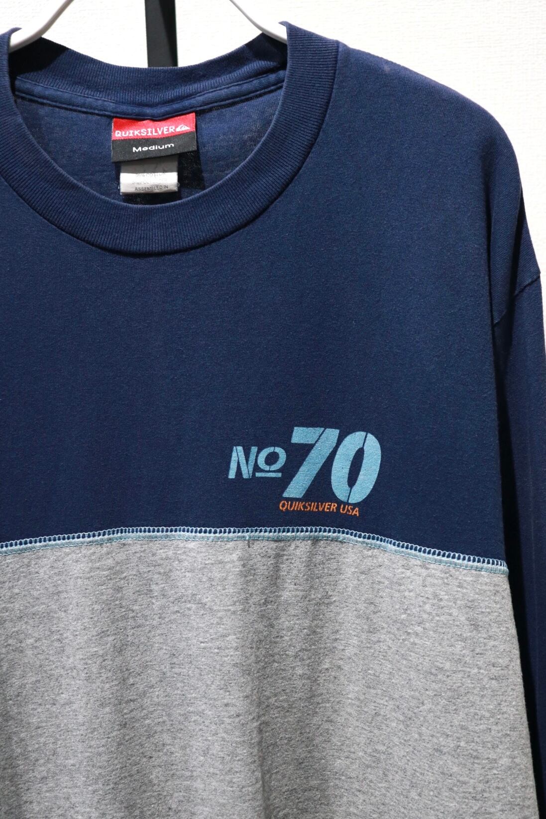 Quiksilver 2 tone l/s t shirt | Cary