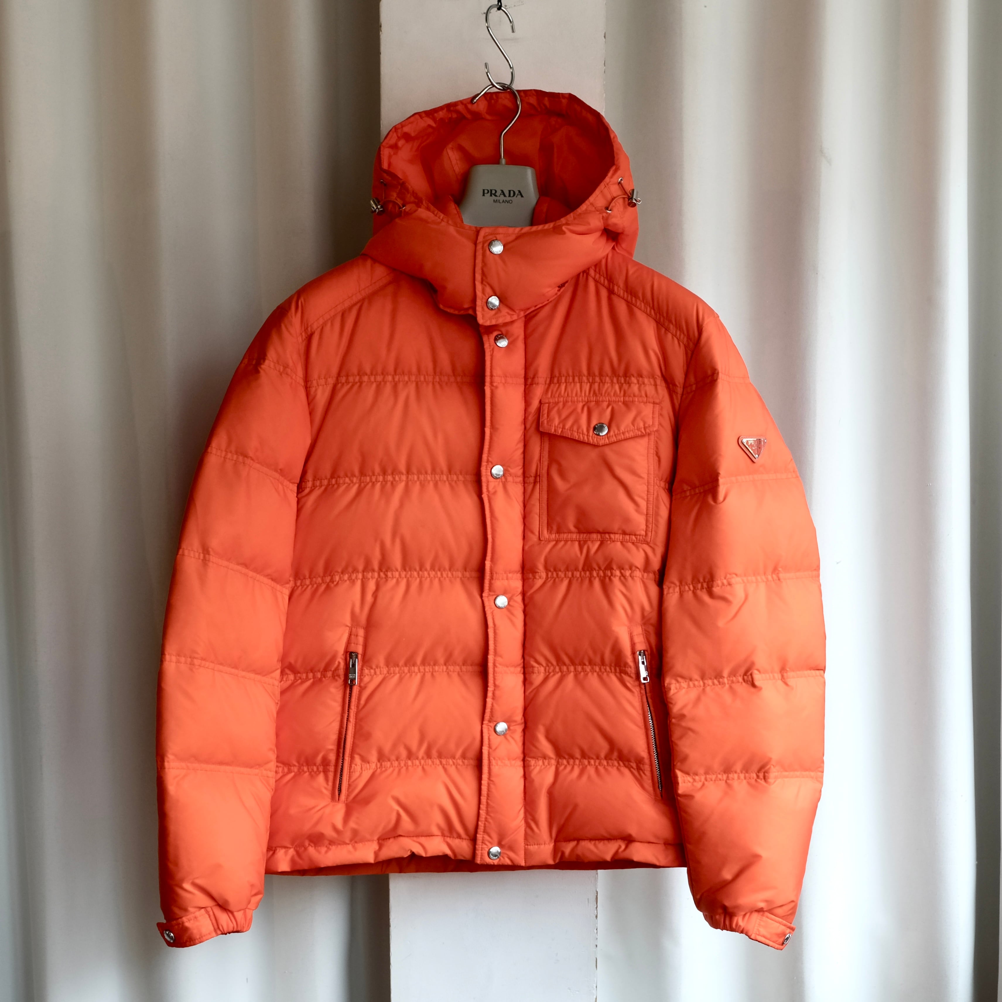 PRADA ORANGE DOWN JACKET | safarionline