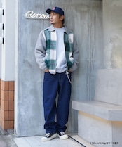 【#Re:room】NYRON SWITCHING PAINTER WIDE DENIM［REP231］