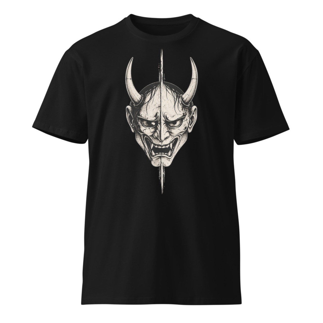 RAVKORA HANNYA-002｜般若 ブラックTシャツ