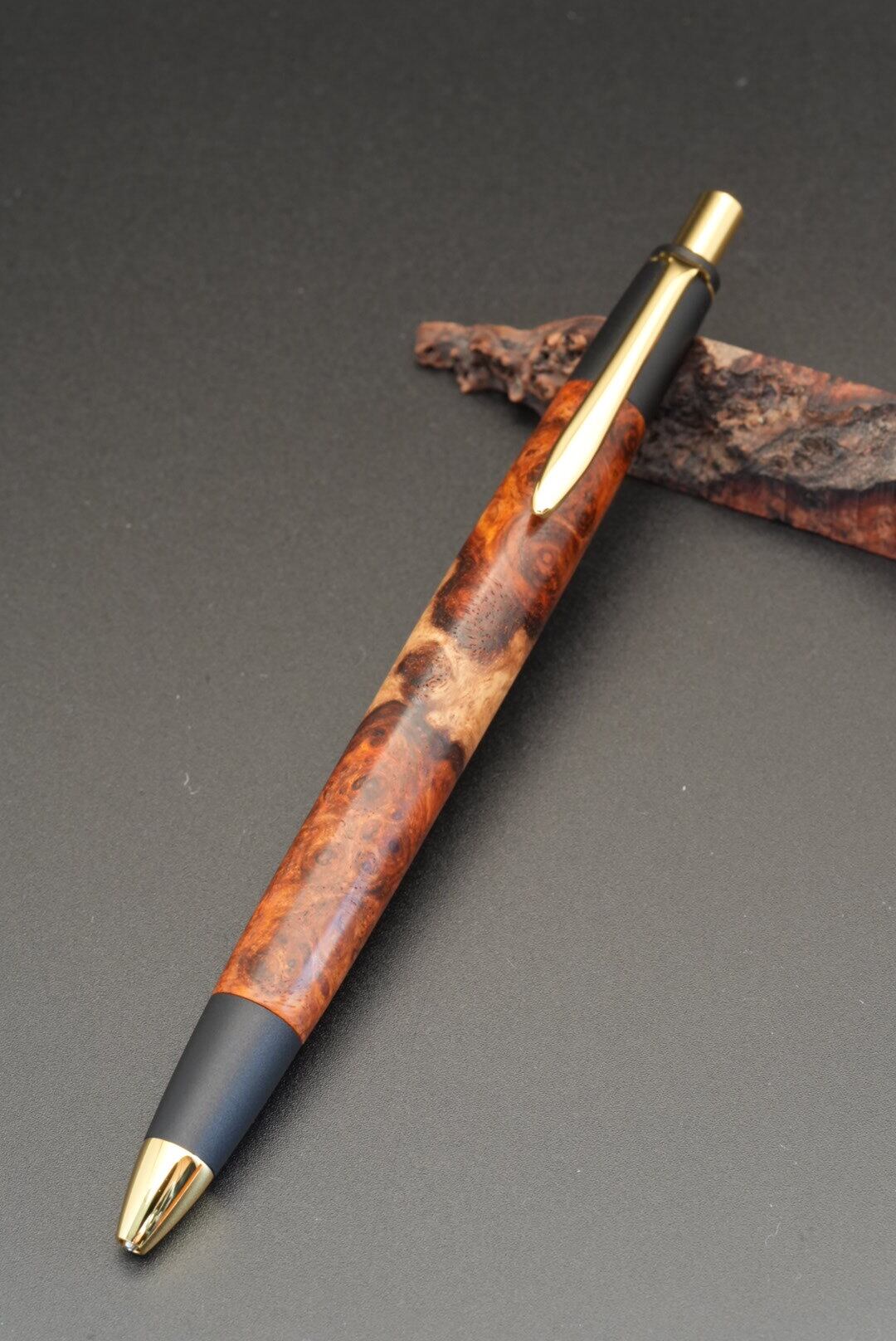 あけぼの工房　本花梨瘤杢紅白 超極上　真鍮金具33g 本花梨瘤杢紅白超極上 | あけぼの工房