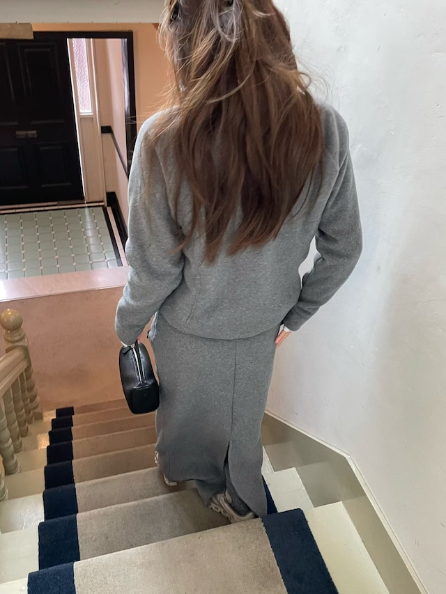 (予約) HAUS / Roa fleece skirt 2color