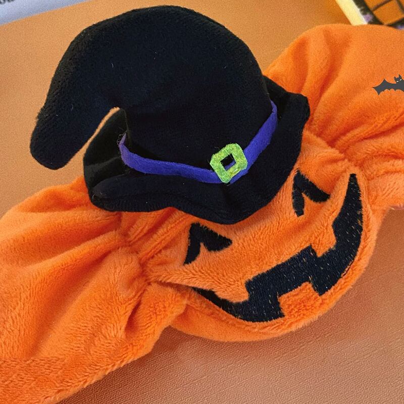 PET】魔法帽デザインかぼちゃ帽子&スタイ2点セット | Robnice