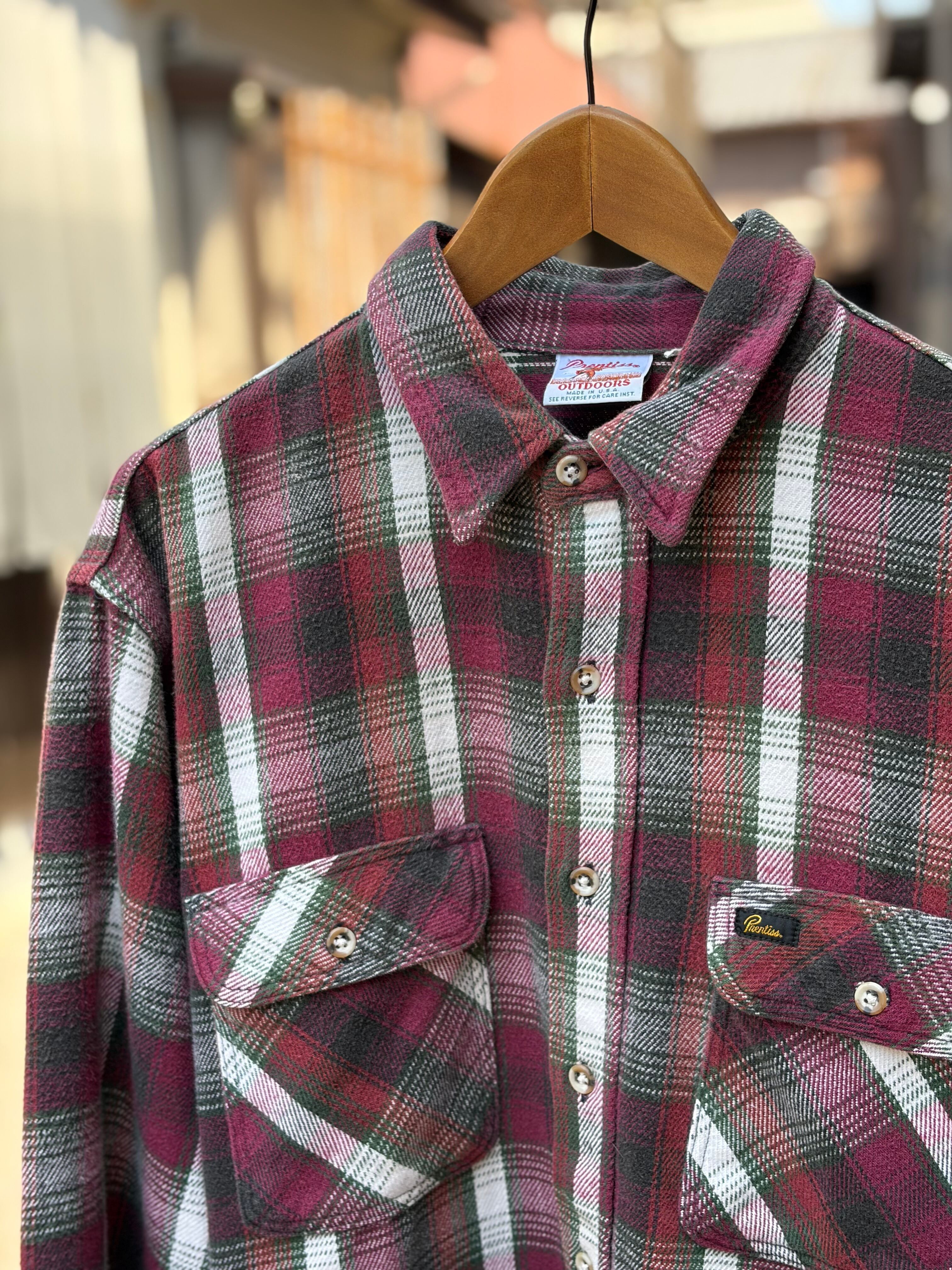 70's BIG MAC Heavy Flannel Shirt SIZE L 70年代 ビッグマック ヘビー