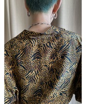 QUO-SILK animal design shirt-3695-10