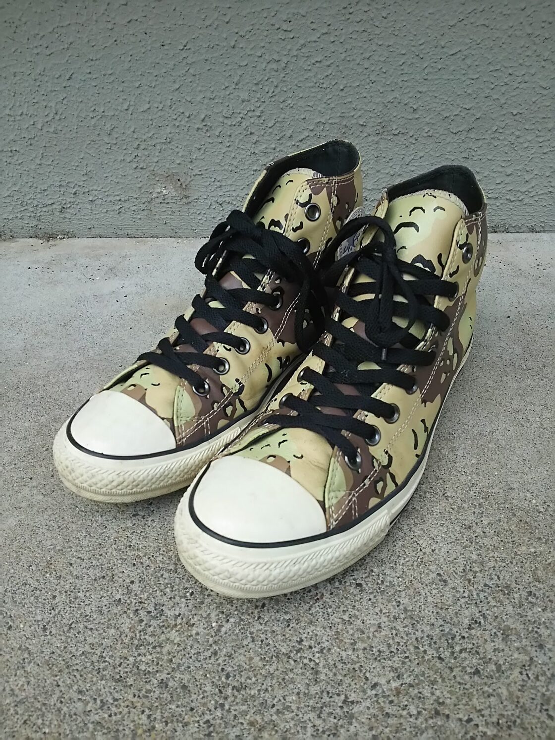 レザー】コンバースCONVERSE/オールスター/ALL STAR HI/迷彩/カモフラ 