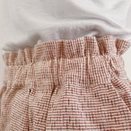 【遠州織物】通気性◎ タックワイドパンツ｜赤｜サムネイル4