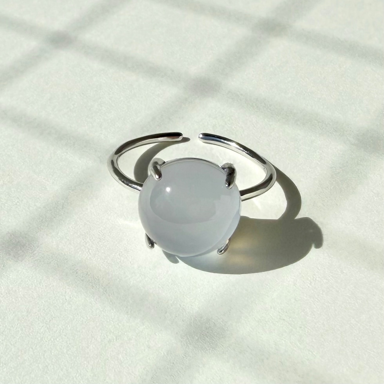 【1点もの】浮かぶ月|silver925 リング