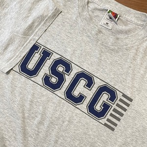 【FRUIT OF THE LOOM】USCG アメリカ沿岸警備隊 プリント Tシャツ 2XL オーバーサイズ US古着