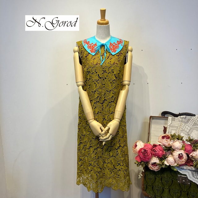 『N.Gorod』の付け衿　No.2402-001-A-AW-hana-008