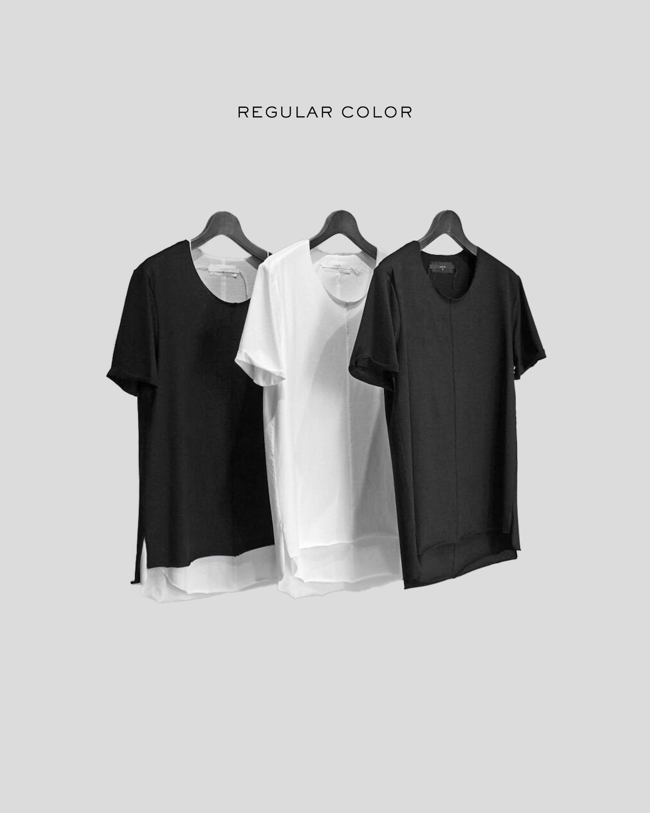 25SS ASKYY / LAYERED CUTSEW C-NECK / REGULAR