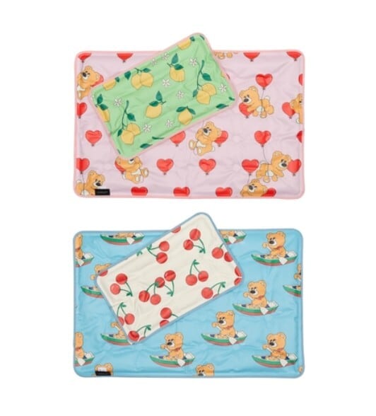 Ssize/予約【andblank】Joy Bear Reversible Cool mat