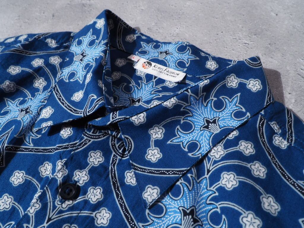 寒冷 - cold ethnic art pattern design Box silhouette shirt