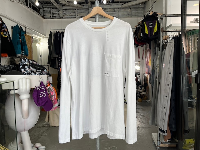 均一SALE‼ OAMC COMBINE LS TEE WHITE LARGE 44765