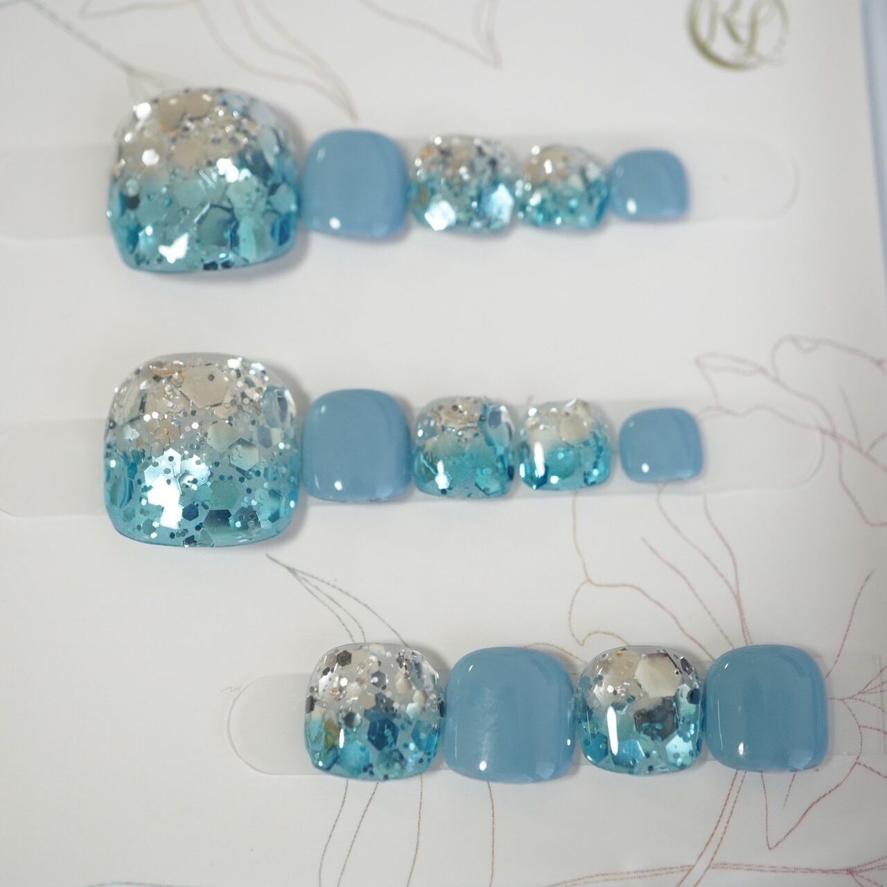 #472 マーメイド フットネイル /XY046