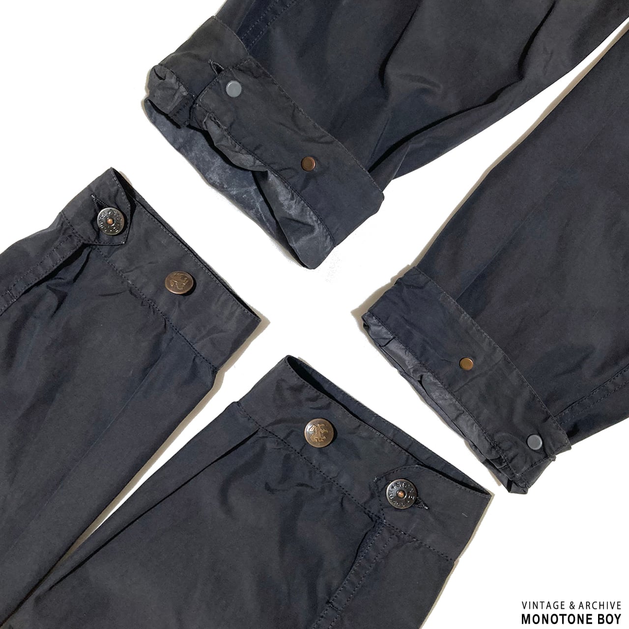 STONE ISLAND 2008SS BLACK COTTON NYLON JACKET XXL made in Italy