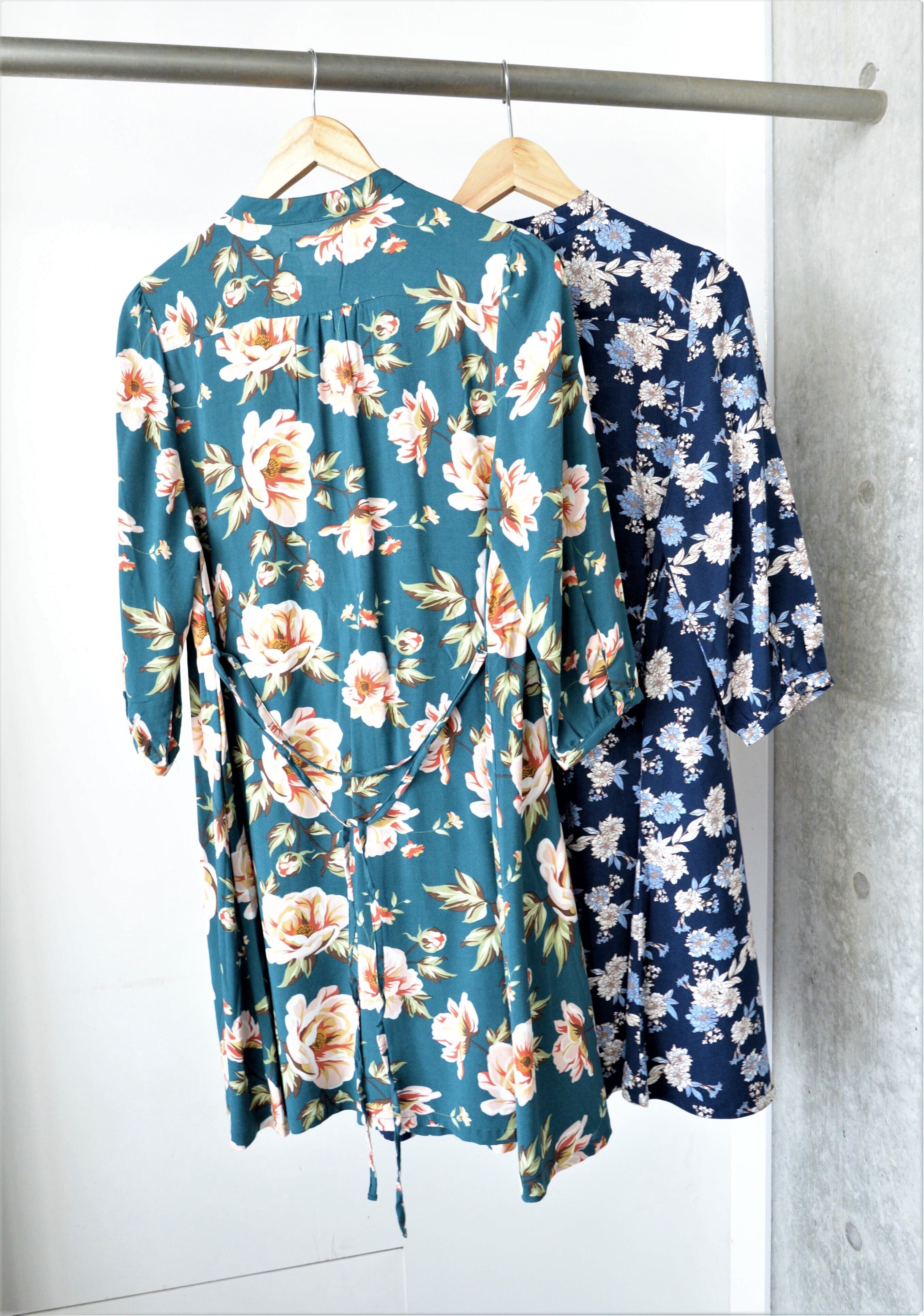 未着用新品】花期将至ワンピース(ネイビー)-