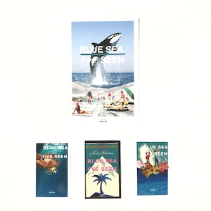 BLUE SEA I've SEEN【Postcard + 3Stickers SET]