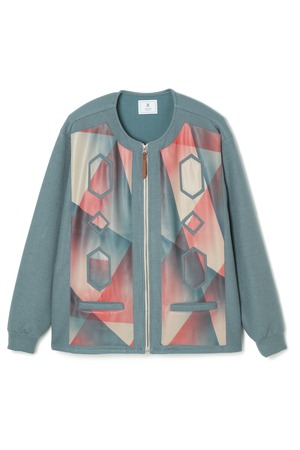 RAY OF HOPE KNIT CARDIGAN BLUE