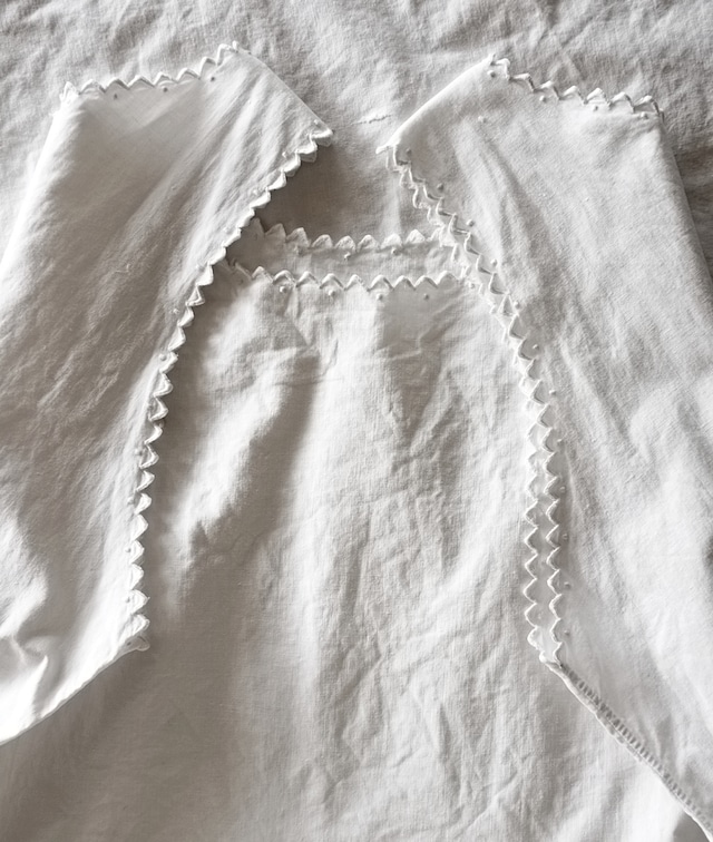 フランス 1900s 球を飲み込んだサーカスレースワンピース アンティーク