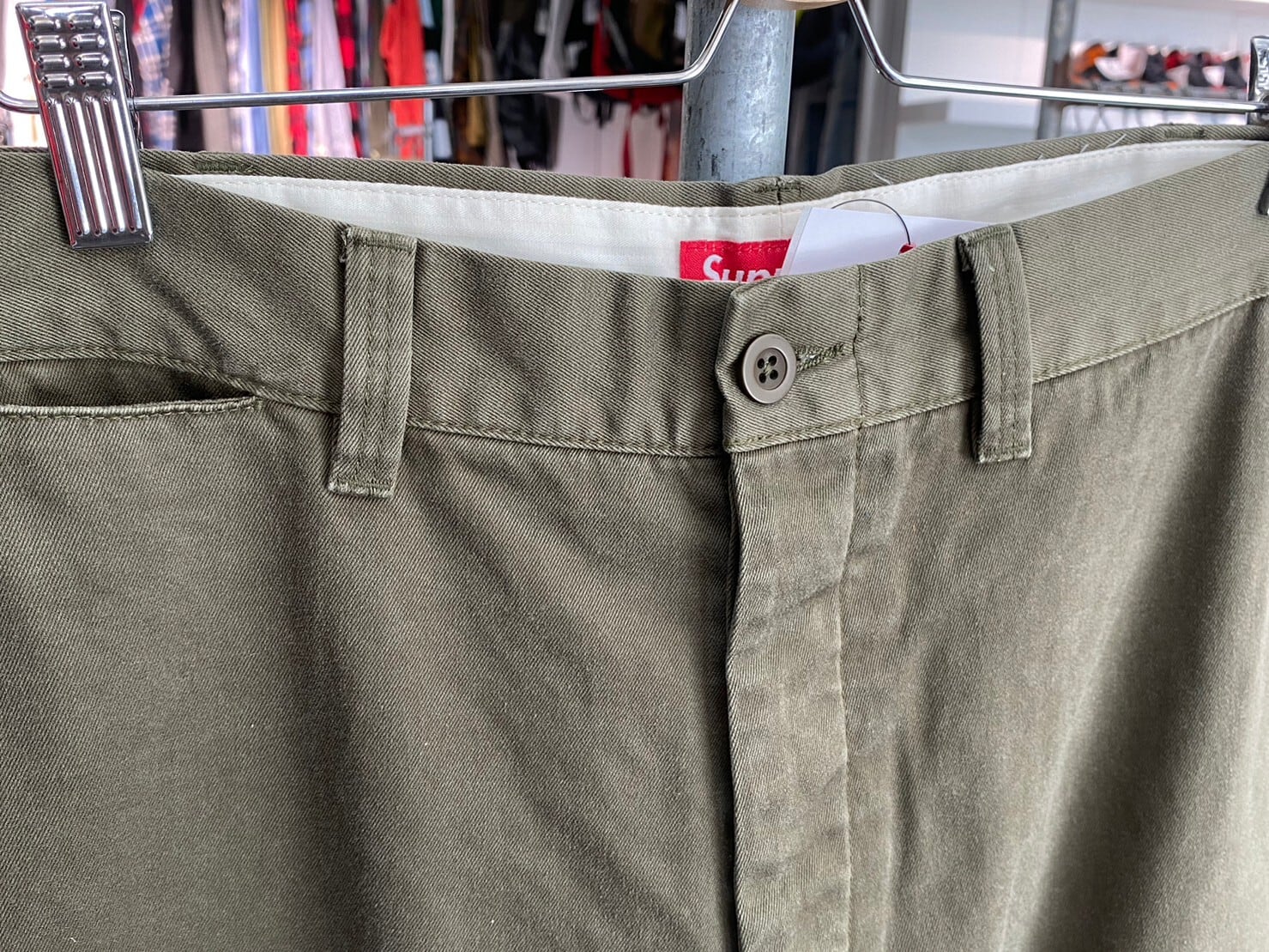 Supreme PIN UP CHINO PANT OLIVE     BRAND BUYERS OSAKA