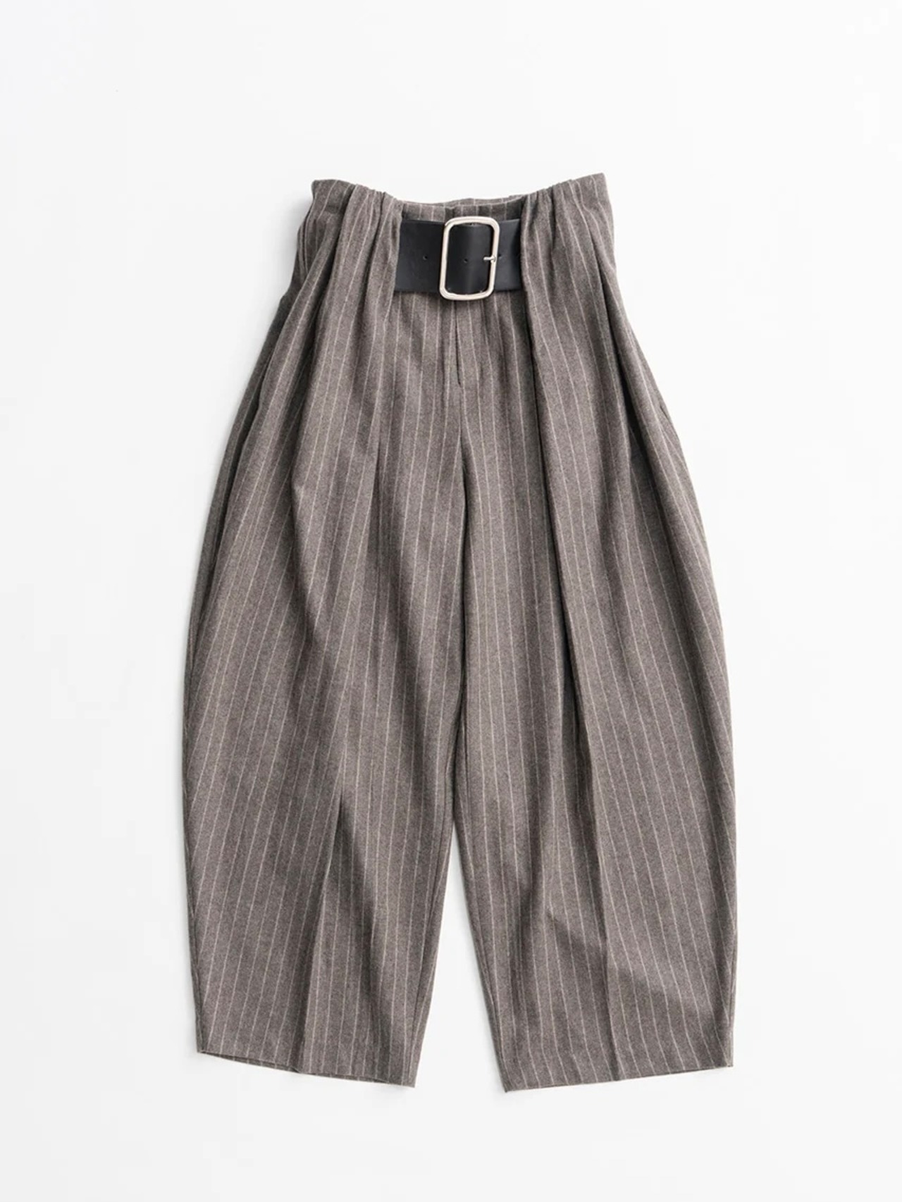 【26AW】PRANK PROJECT プランクプロジェクト / パンツ / High-Waist Belt Stripe Pants - 2