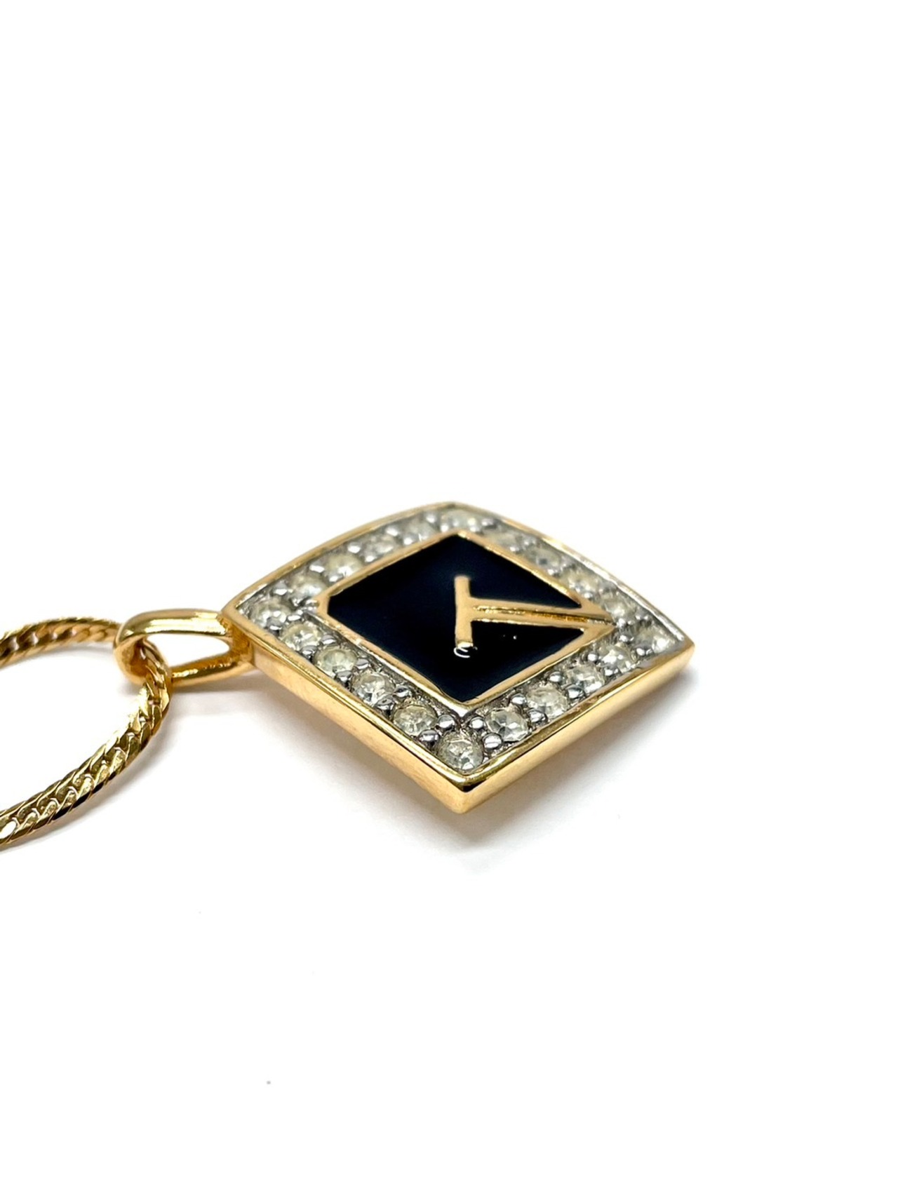 GIVENCHY　ラインストーンネックレス　GP