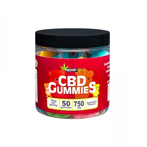 Hempbaby CBDグミ 1粒あたりCBD15mg + CBN3mg / 50粒入り