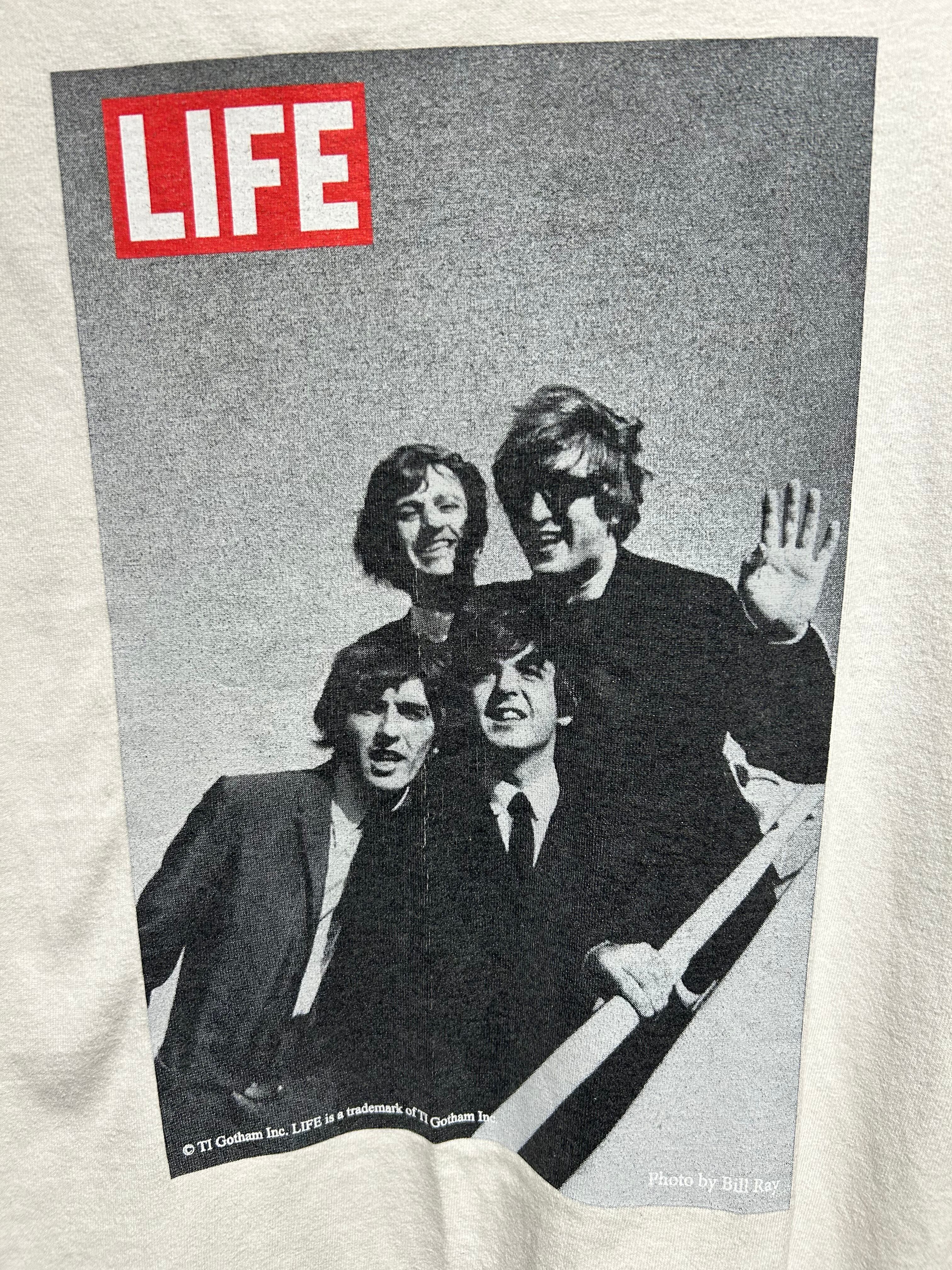 THE BEATLES ビートルズ LIFE グラフィックTシャツ サイズLL USAコットン