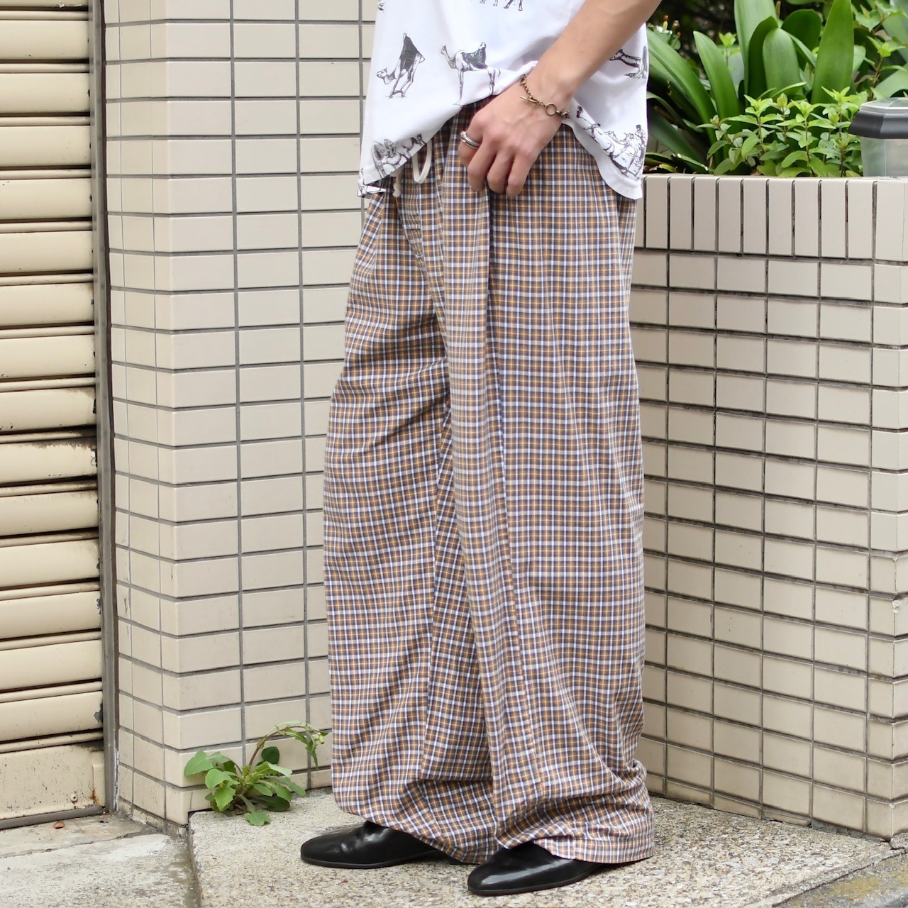 OLD NAVY check easy pants