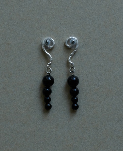 Berry spiral earrings