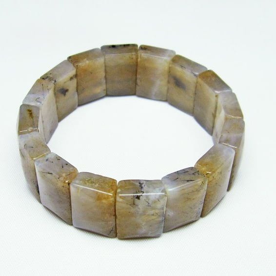 ルチルインアゲート バングル [M便 1/10] 111-23646