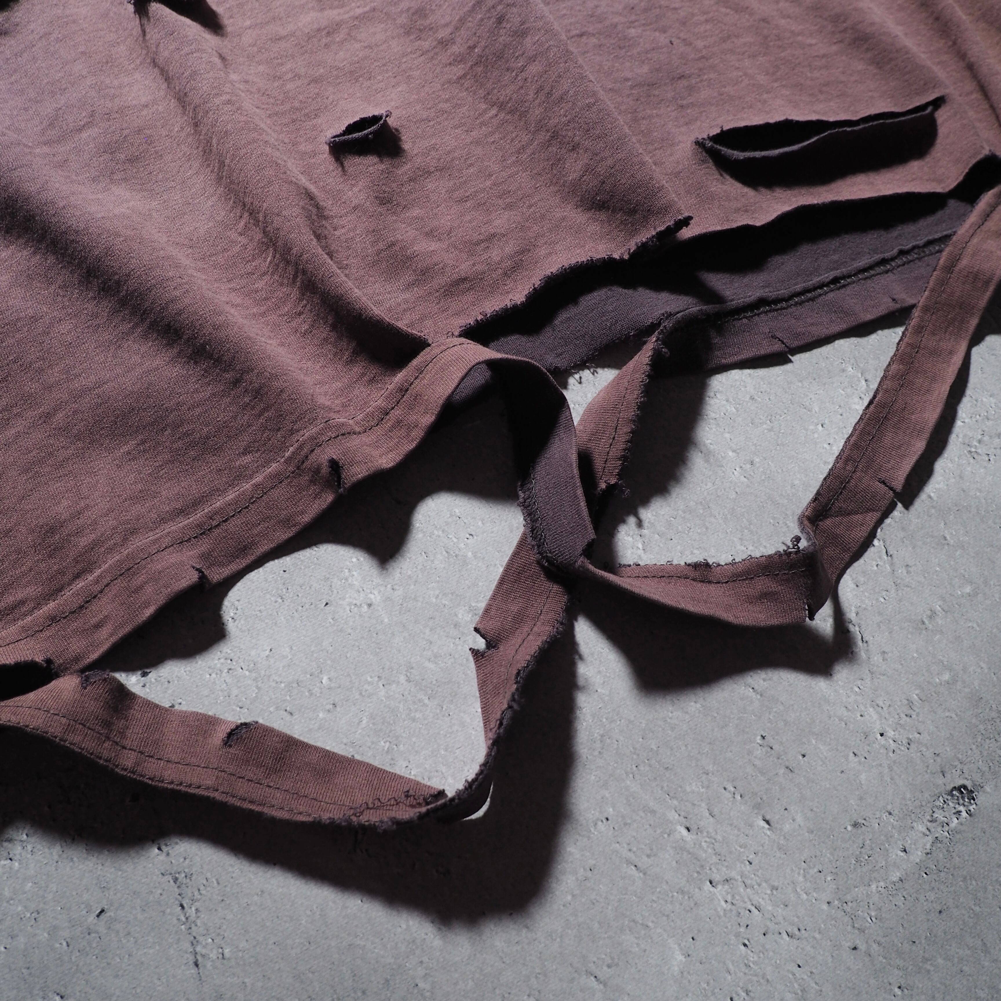 ” 循環 ” Boro Circulation fade printed Re:make SS Tee