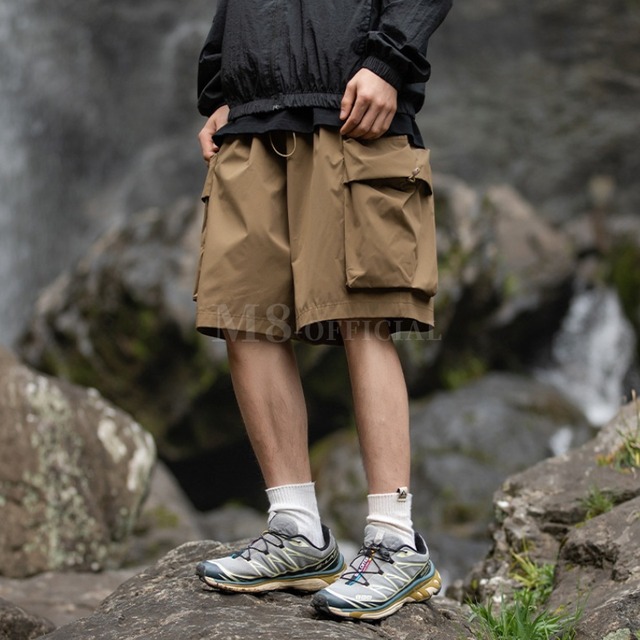 【2SET】multi-pocket casual cargo pants 3color M0849