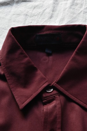 Bordeaux poly shirt