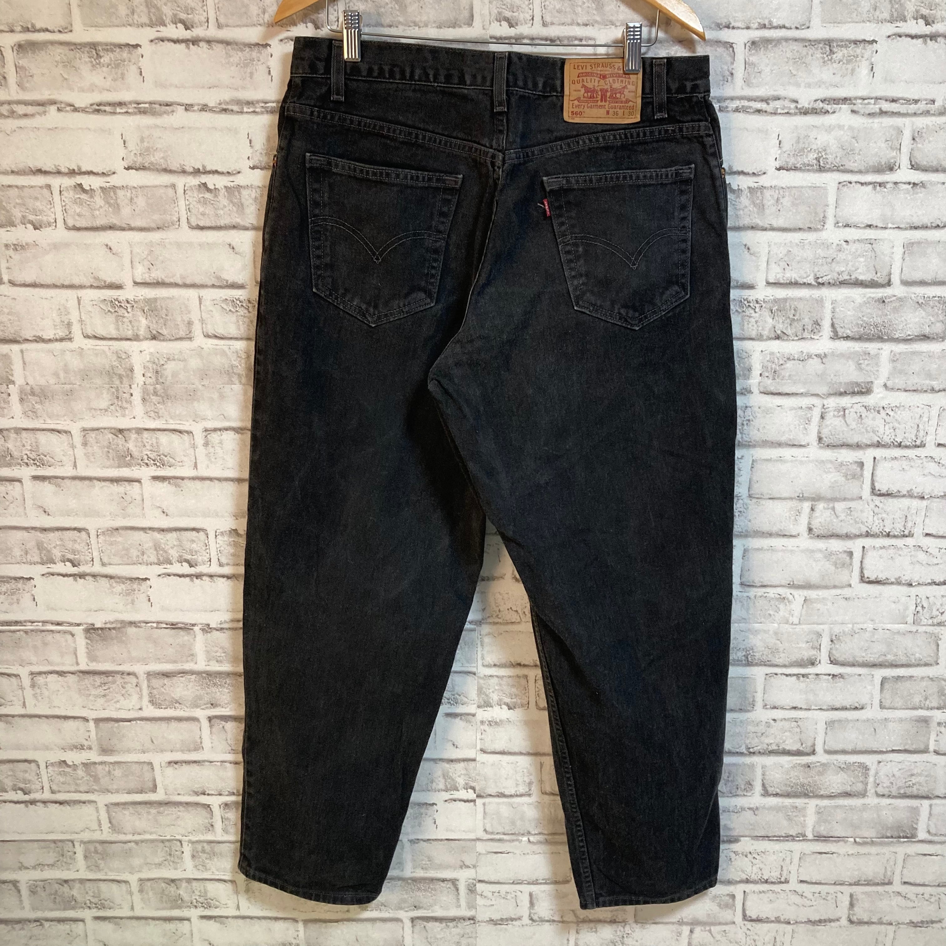 Levi's 560】W36×L30 00s Denim Jeans リーバイス 560 ブラック