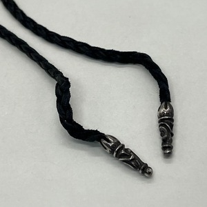 クロムハーツ CHROME HEARTS スクロール レザーブレード ネックレス