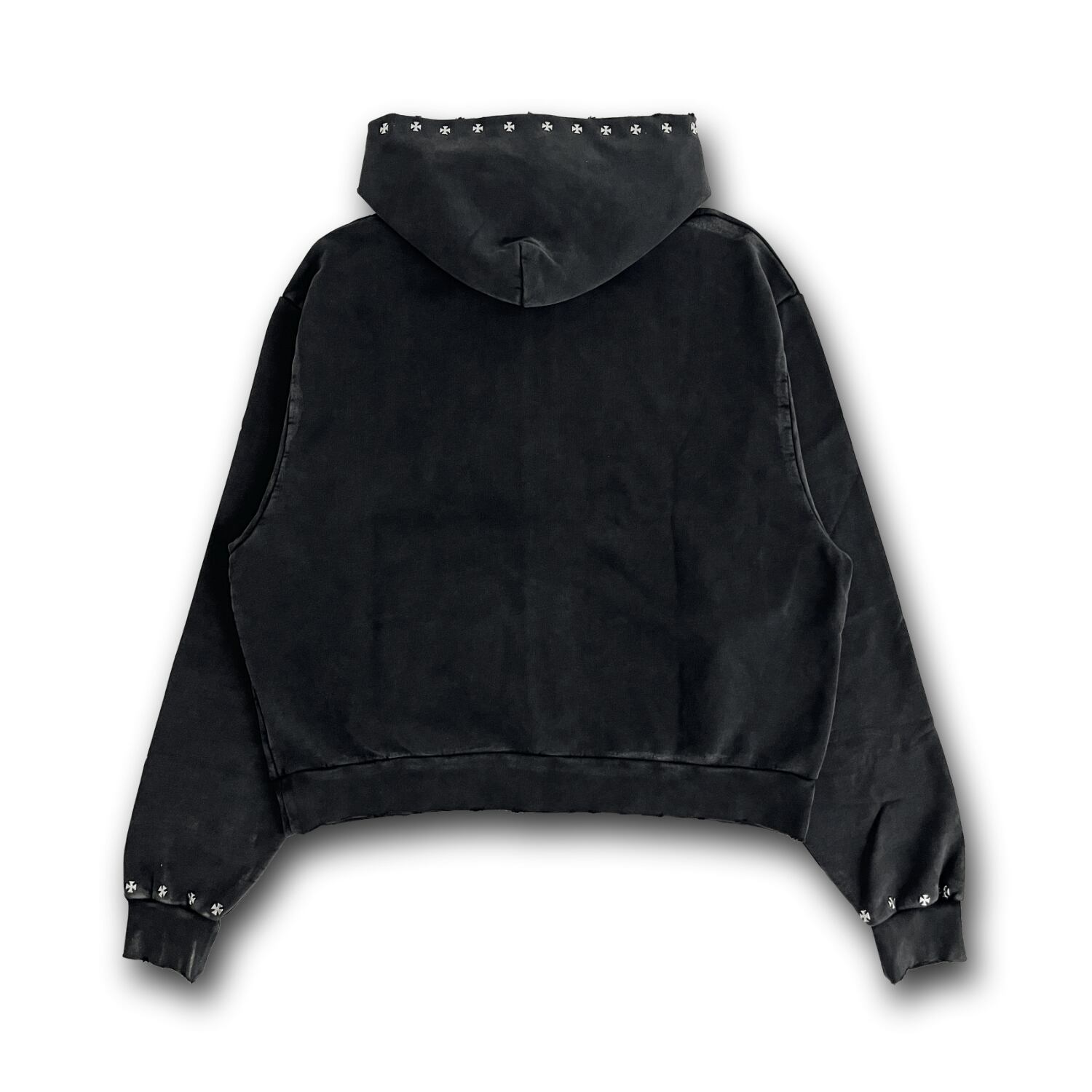 ASKYURSELF Cross Cropped Zip Hoodie 【公式通販】