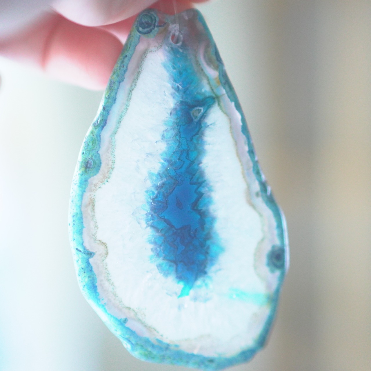 Autumn Beach 02 - アゲートヒーリングチャイム / Agate Sun Catcher Wind Chime 1012