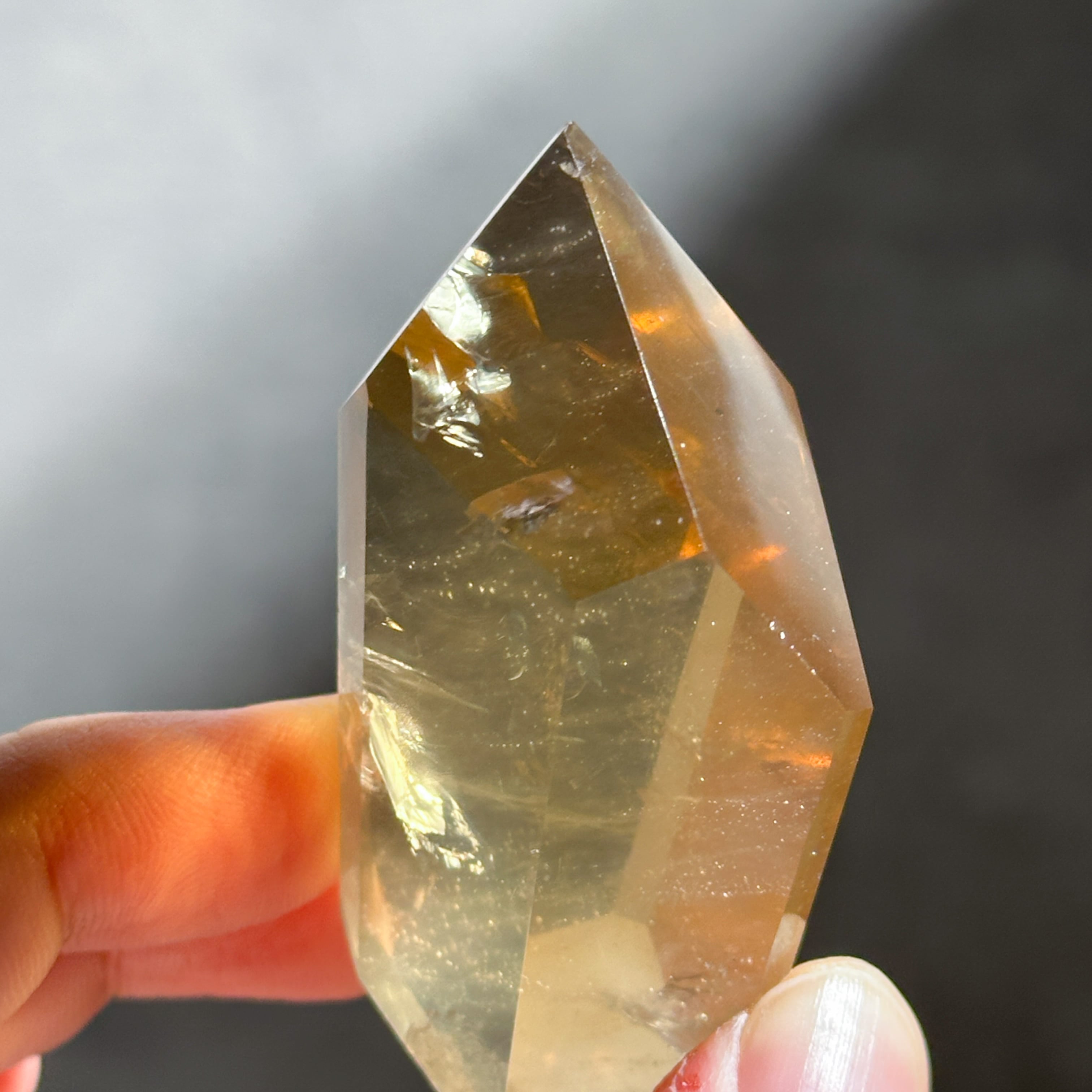 シトリン（黄水晶） フリーフォーム03◇ Citrine ◇ 天然石・鉱物