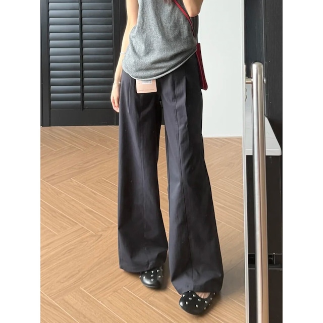 センターライン ワイドパンツ【S-4XL】　M03285