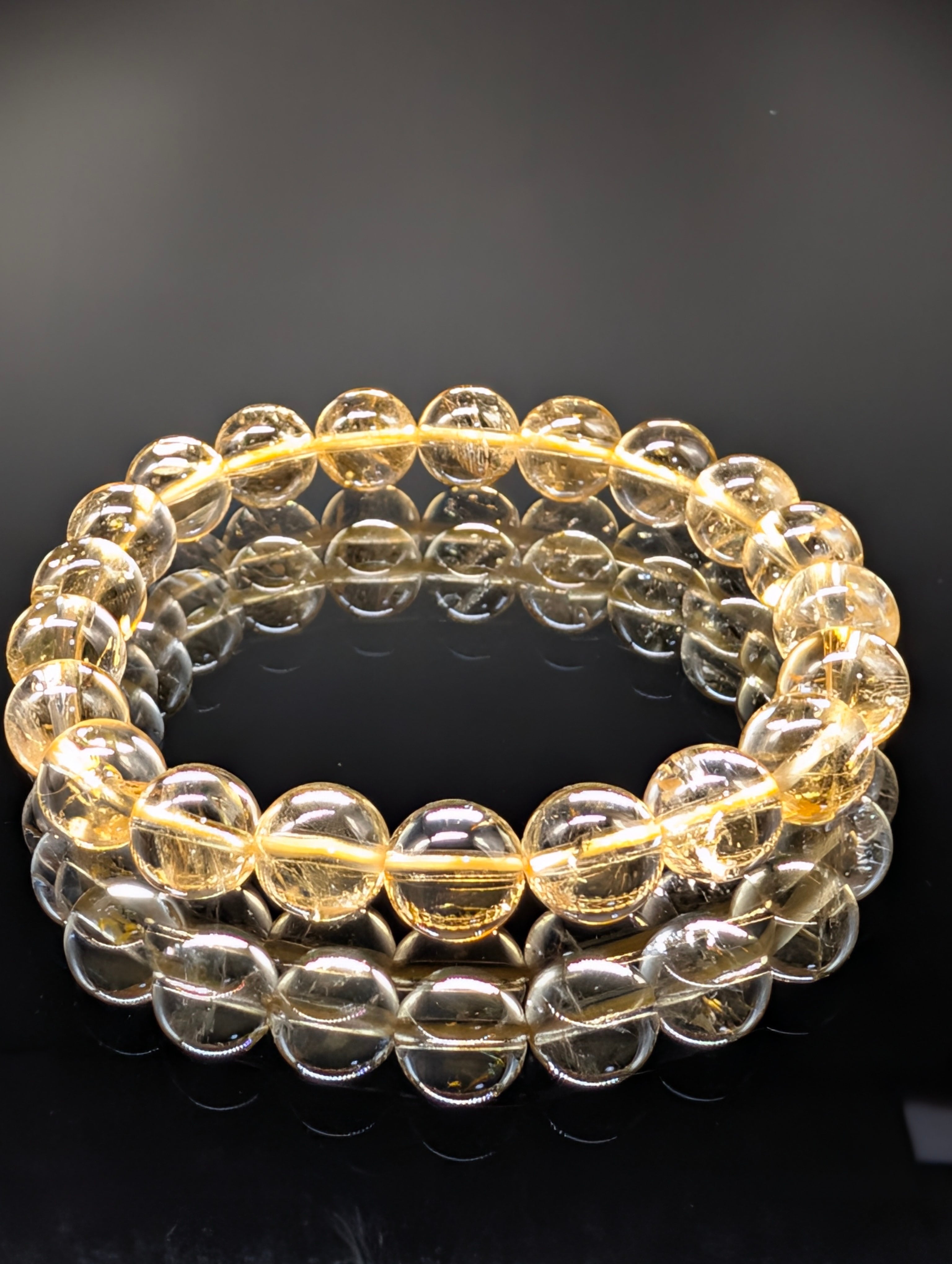 高品質】シトリン(黄水晶) 8mm ・ブレスレット | 天然石・Ohana