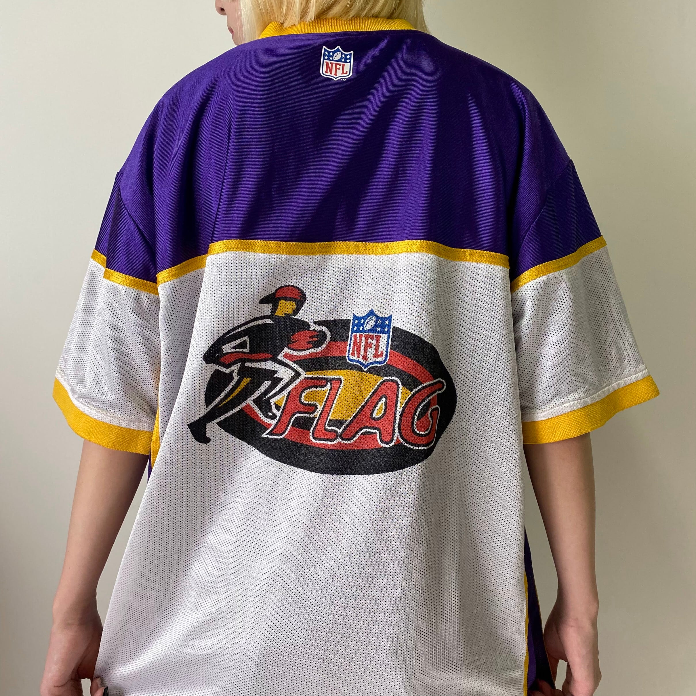 NFL ミネソタ・ヴァイキングス リバーシブル ゲームシャツ