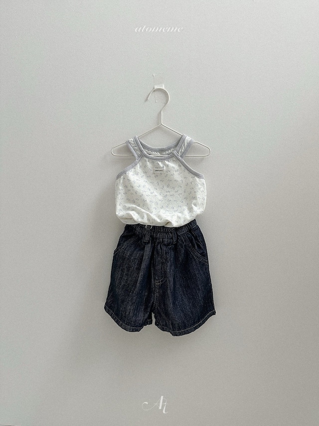 〘予約〙atomeme / Rene Flower Halter-neck Top