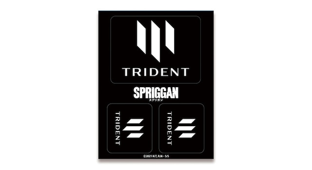 スプリガン GG3耐ステッカー TRIDENT/グルーヴガレージ
