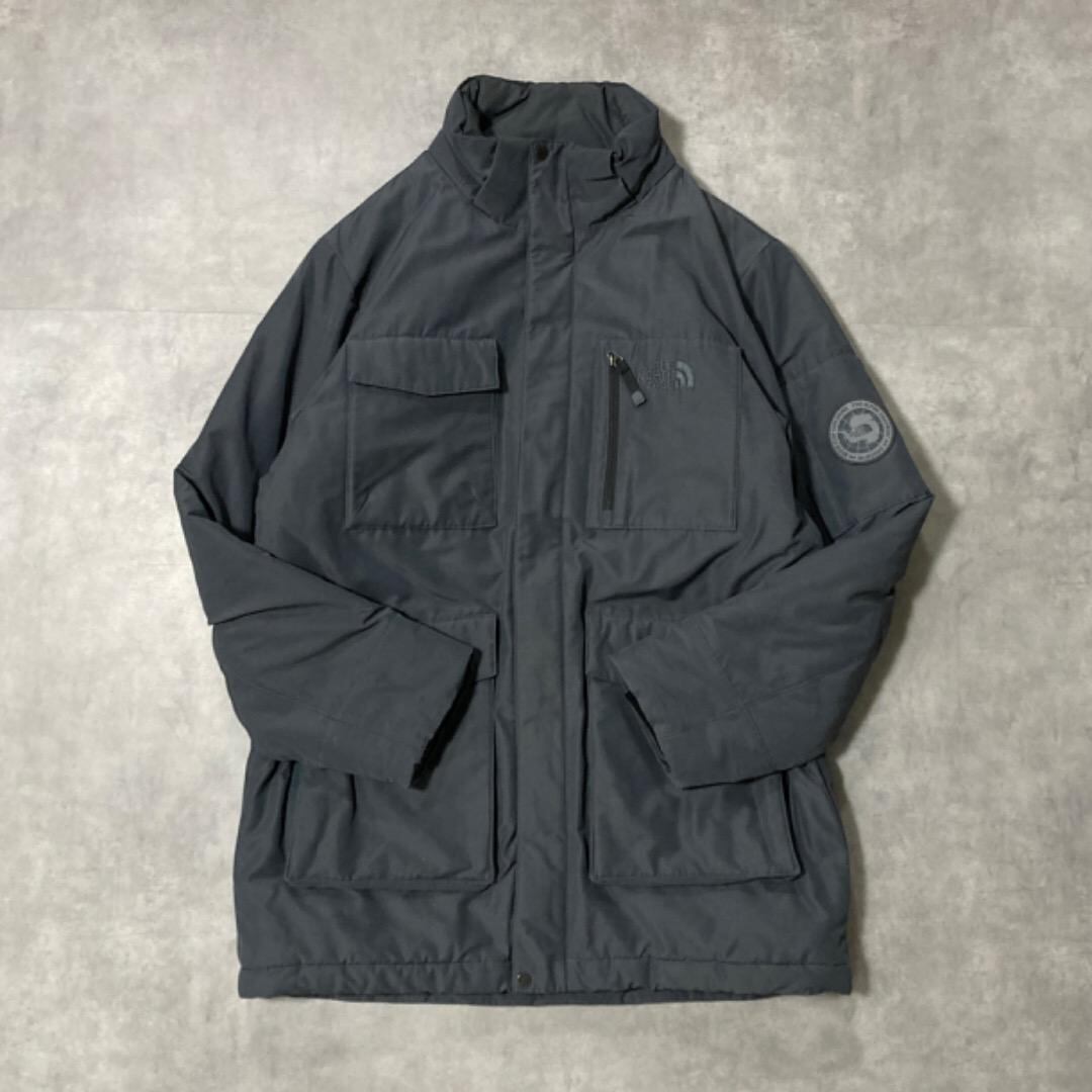 ノースフェイス 中綿ジャケット マクマード 刺繍 古着 XL グレー 12774 ノースフェイス 中綿ジャケット マクマード 刺繍 古着 XL グレー