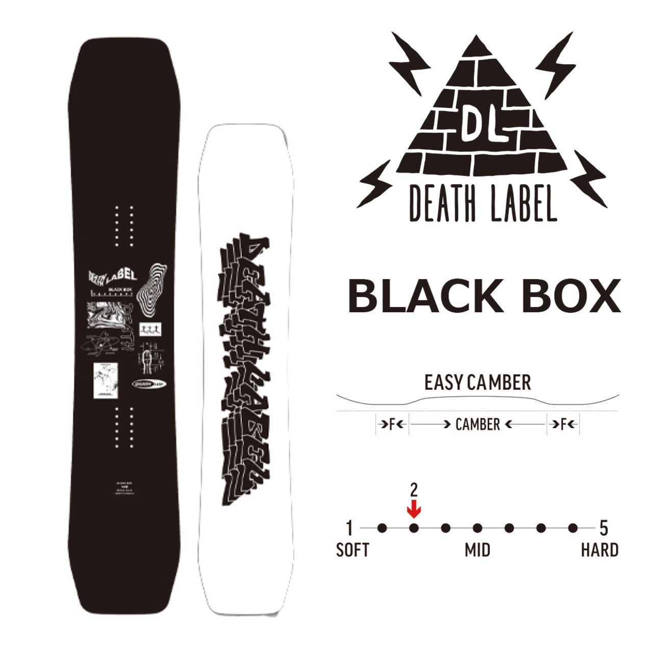 23-24年モデル DEATH LABEL .『 BLACK BOX 』. デスレーベル  