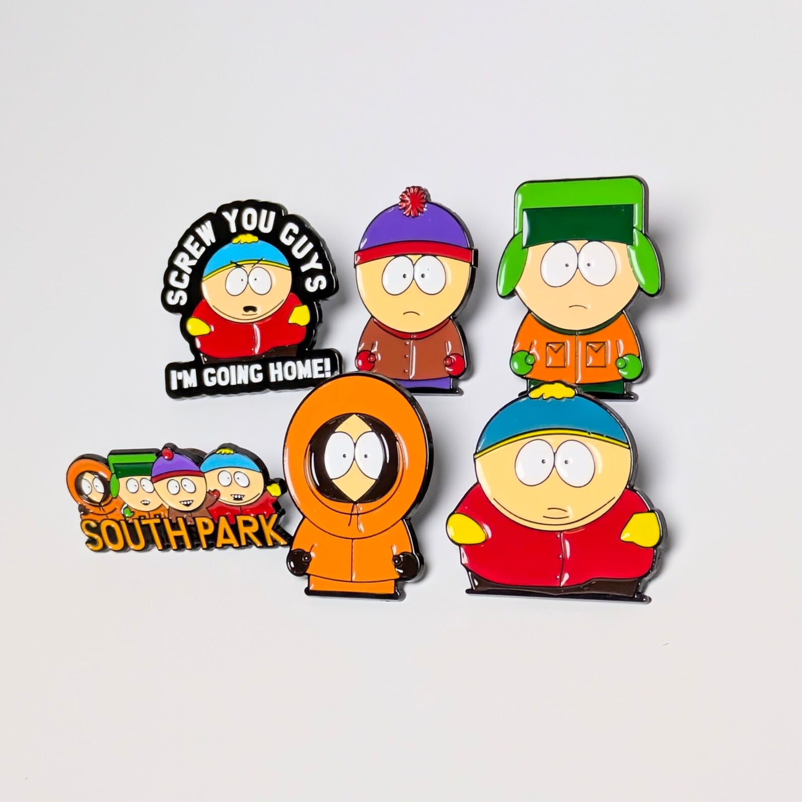 ♧ 再入荷！送料無料！ 【 South Park ( サウスパーク ) 】 PINS 6P SET / ピンズ / ピンバッジ 〚アメリカン雑貨 アメトイ〛