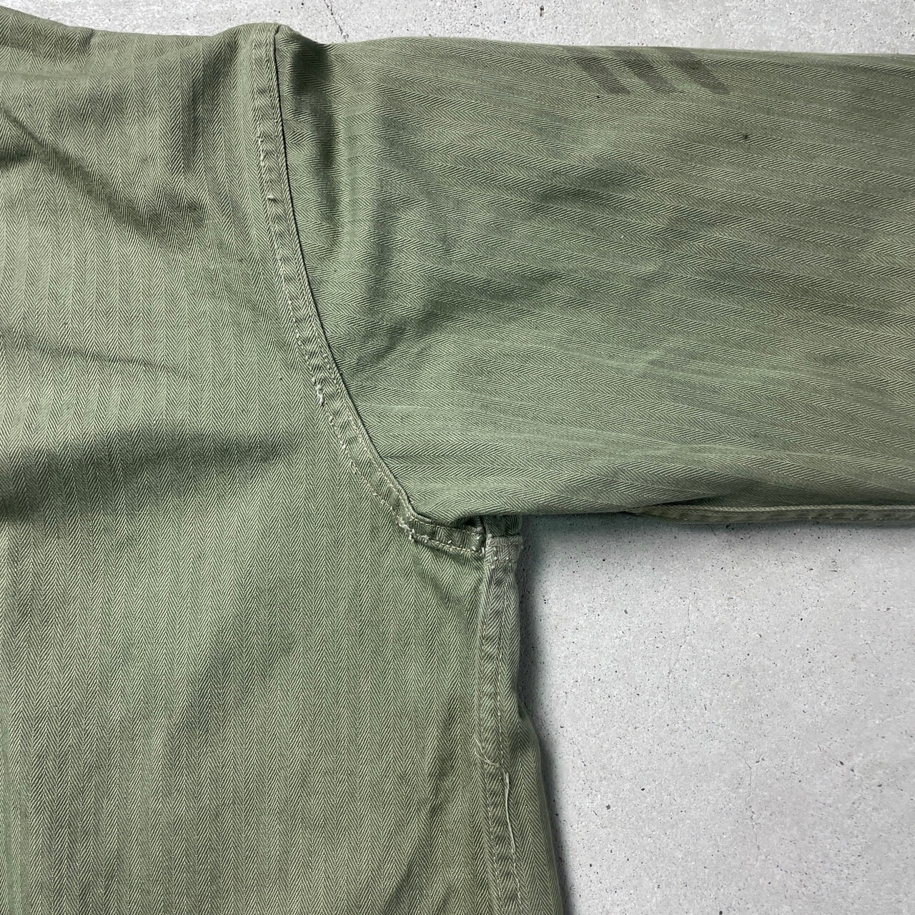 40年代 USMC 米軍実品 P-44 HBT ガスフラップ ミリタリー 
